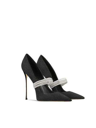 Spring and Autumn Women's High Heels Black Fashion Design | SAMAG