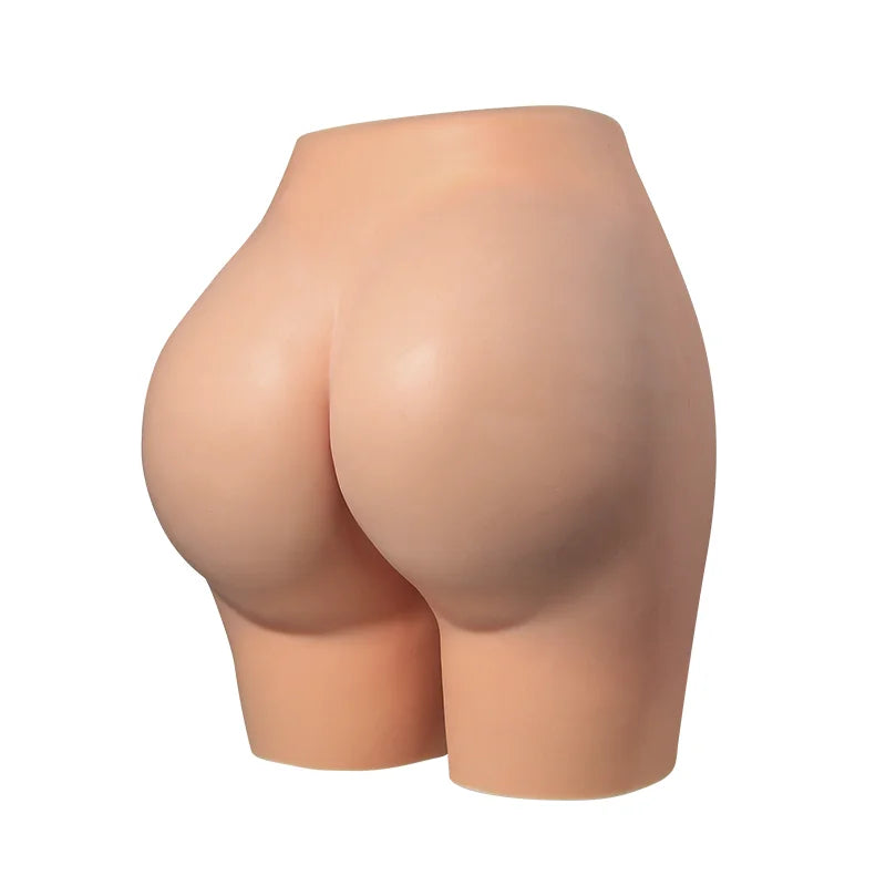 Lervanla Men's Silicone False Vagina Pants Sexy Buttocks 2cm Shemale Cosplay Crossdresser Drag Queen Hip Enhancer Pant 6 Colors