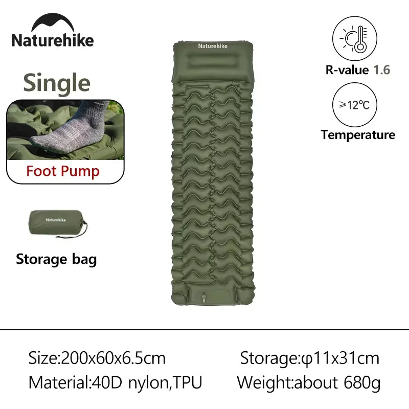 Naturehike FC10 FC01 Inflatable Mattress Air Camping Mat - View 18 | SAMAG