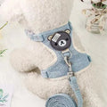 Dog leash Winnie the Pooh harness leash cat walking dog small dog Teddy vest style harness pet supplies
