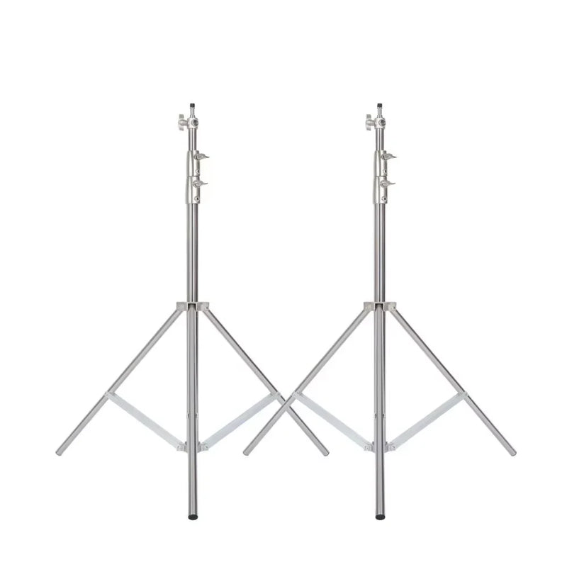 290cm Air Pressure Tripod Bearing 10kg for Camera Stainless Steel Light Stand For Ring Light Live Youtube and Photography Soft