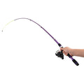 FTK 1.8M Portable Spinning Fishing Rod Reel Full Kits Carbon Fiber Carp Rod Wheel Travel Set Accessory