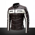2026 Men Autumn Jacket Bomber Biker Zipper Motorcycle Faux Fur Coat Male Fleece Pilot Vintage Black Red Brown PU Leather Jacket