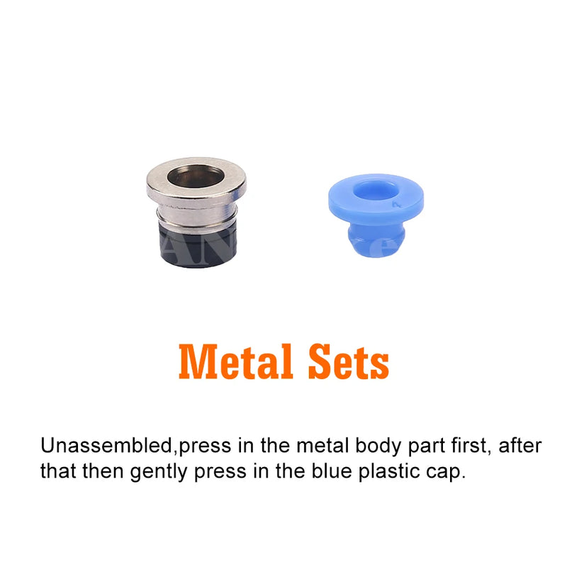 3D Printer Extruder Parts Bowde ECAS04 Pneumatic Fitting Straight Quick in Print Extruder Embedded Collet Clips for PTFE Voron