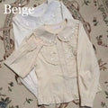 Japanese Lolita Style Lace Ruffles Blouses Summer Women - View 6 | SAMAG