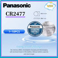 1-10pcs Panasonic CR2477 battery CR 2477 lithium 3V instrument meter imported digital tire pressure monitor intelligent toilet
