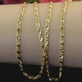 Exquisite Fashion 18K Gold Filled Necklace For Women Men Size 16-30 Inch Chain Necklaces Versatile Elegant and Perfect Jewelry