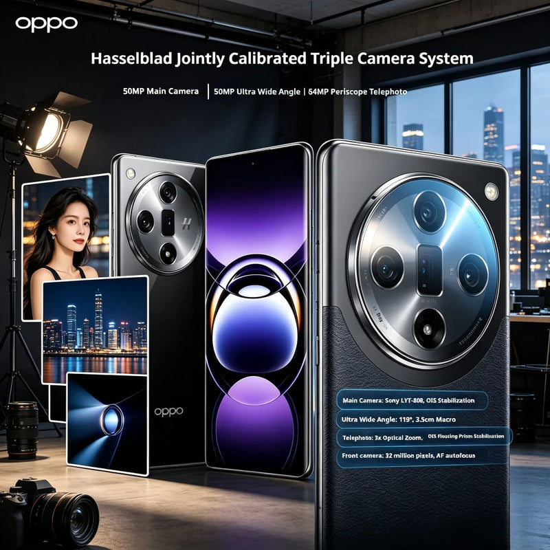 2026 New OPPO Find X7 5G Official Authentic 6.78' Display Dimensity 9300 Processor 50MP Camera 100W Fast Charge Smartphone