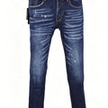 6057 Four Seasons New Men's Wear Washed Ripped Patch | SAMAG