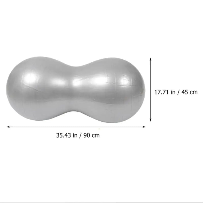 Thickened Explosion-proof Yoga Ball PVC Material Non Slip Anti-Burst Peanut Ball With Pump Core Strength Training Ball