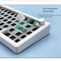 Hot Swappable Mechanical Keyboard Gasket Bluetooth 2.4G RGB Backlit Gasket Structure Keyboard 3 Mode Customized Keyboard
