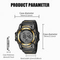 SMAEL 8123 Men's Digital Sport Watch - 50M Water Resistant LED Backlight Alarm Chronograph Stopwatch Shock Resistant