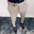 Men Suit Pants Dress Pantalone Hombre Stretch Slim Formal Trousers Calça Masculina Solid Color Casual Pants Fashion Men Clothing