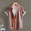 Summer Men's Social Casual Hawaiian Floral Short Sleeve | SAMAG