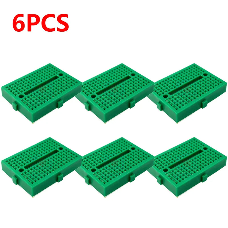 1-10PCS SYB-170 Mini Solderless Prototype Breadboard 170 Holes Breadboard Prototype Board 35x47mm for Small DIY Kits