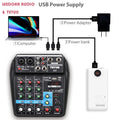 TEYUN 8 6 4 Channel Professional Portable Mixer Sound Mixing Console Computer Input 48v Power Number Live Broadcast A4 A6 A8 New