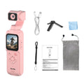 Ourlife 4K Action Camera 330° Face Tracking Gimbal Stabilizer 1.72 Inch Touch Screen 64MP Pocket Digital Camera WiFi Sports Cam