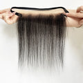 HD Lace Hairline Topper for Receding Hairline, Forhead Human Hair Topper with Elastic Band Ear to Ear Lace Frontal Extension