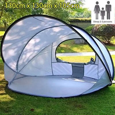 Outdoor Pop Up Beach Tent Portable Sun Shade Shelter | SAMAG