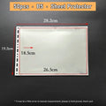 Horizontal A4 Ring Binder A3 Folder With Rings Transparent Protector Sheet A5 Wide Binder Landscape Binder Sleeves B5 File Cover