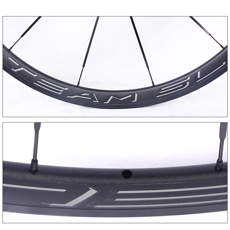 VUELTA Road Bicycle 700C Wheel Set Ultra Light Aluminum Alloy 4-Bearing Straight Pull 100/130mm Bicycle Wheel Set