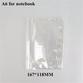 Waterproof PVC Transparent Protective Sleeve for A6 A5 Notebook Journal Planner Book Diary Protects Cover Office Supplies