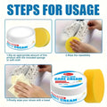 Fasilawei White Shoe Polish 100g (Sponge Brush) - Synthetic Leather Sneaker Color Restore & Care