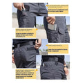 Cargo Pants Hiking Men Outdoor Waterproof Multi-pocket Tactical Trousers Camping Spring Autumn Combat Rip-Stop Work Pant