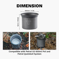 Fire-Maple Petrel Micro-pressure Rice Cooker Ultralight Portable Cooking Cup for G3 Pot 300ml Camping Backpacking Cookware