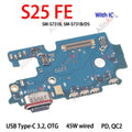 USB Mic Board Dock Charger Connector Charging Port Flex Cable For Samsung Galaxy S25 S24 S23 S21 S20 FE G781W G990W S721W S711W