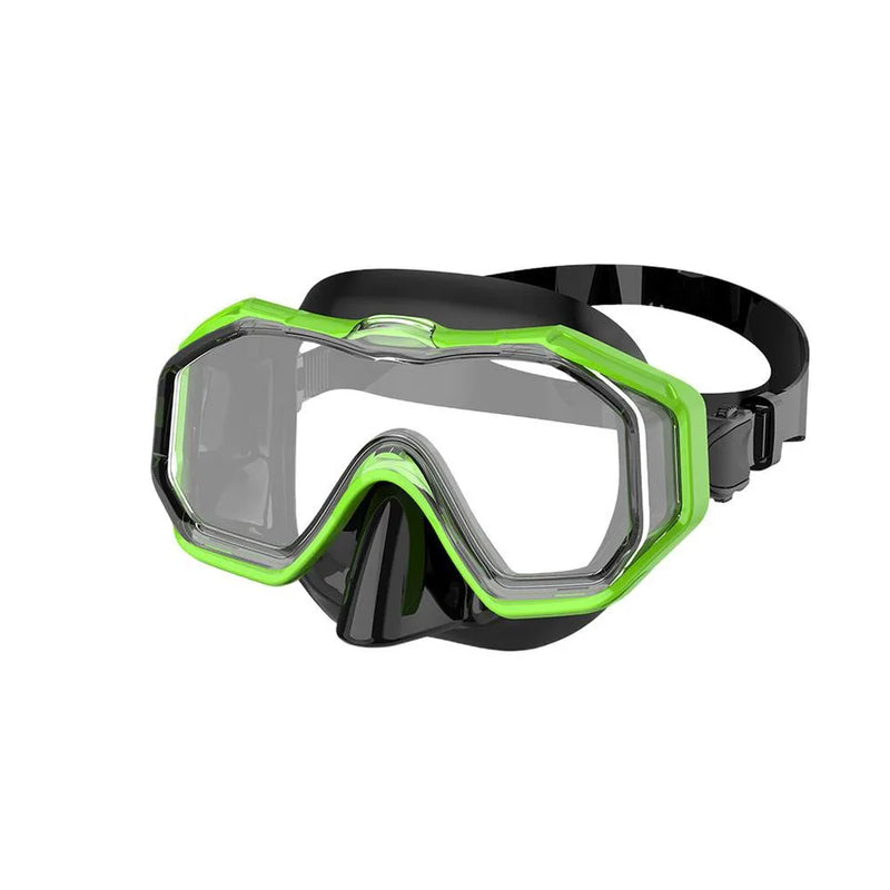 Unisex PC Glass Swim Goggles with Nose Cover PVC Strap | SAMAG