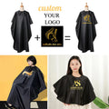 Waterproof Hair Cutting Gown Cape Apron Logo Customize Hairdressing Cape Haircut Cape Barber Styling Tools Mantella Parrucchiere