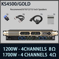 FUHAM KS2500 Digital Power Amplifier 2/4 Channel 8 Ohm 1200W Audio Amplifier Digital Amplifier Audio DJ Stage Performance
