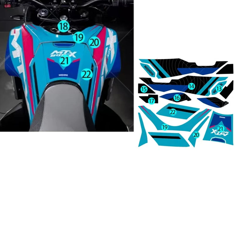 800mt-x Whole car print sticke For CFMOTO 800MT-X 800MT-X Motorcycle waterproof and sun protection sticker New motorcycle models