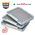 Goture Waterproof Fly Fishing Lure Storage Boxes Case Container Transparent  ABS Plastic Fish Hook Box Fishing Tackle Accessory