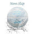 White Blue PU Basketball Ball Official Size 7 Free Needle | SAMAG