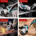 Makita DGA404 4 - Speed Brushless Angle Grinder 18V LXT Cordless Power Tool for 100mm/125mm Cutting - View 5 | SAMAG
