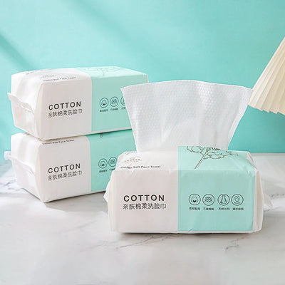 Natural Disposable Face Towel Travel Facial Cleansing Wet | SAMAG