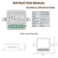 Tuya ZigBee 3.0 Smart Switch Module 10A Smart Home DIY Breaker 1 2 3 4 Gang Supports 2 Way Control Works with Alexa Google Home