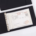 Horizontal A4 Ring Binder A3 Folder With Rings Transparent Protector Sheet A5 Wide Binder Landscape Binder Sleeves B5 File Cover