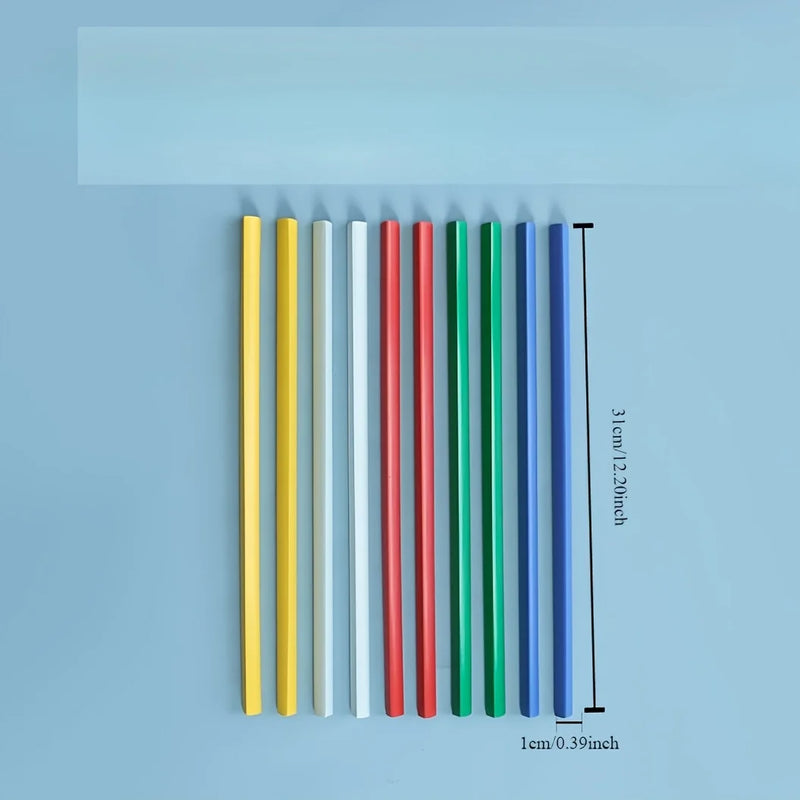 30pcs, Random Color A4 File Pull-Out Folders - Folders, Display Folders, Strip Binders, Portable A4 Binders, Office Organization
