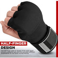 Boxing Hand Wrap Inner Gloves Half Finger Gel for Muay | SAMAG