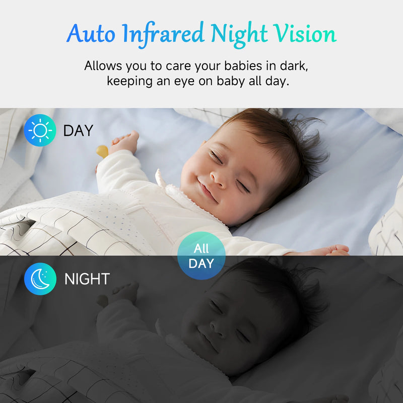 Baby Monitor New VB603 Wifi Surveillance Camera 3.2" LCD - Visuel 4 | SAMAG