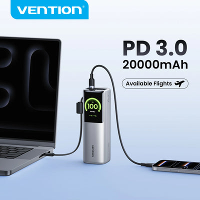 Vention CCC 20000mAh 165w Powerbank PD Fast Charge | SAMAG