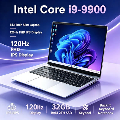 14.1 Inch Ultra Thin Laptop Intel I9-9900 32GB RAM 2TB | SAMAG