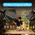Nanlite Octagonal Softbox 40cm 60cm with FM Mount Photography Light Accessories  SB-FMM-O-40  SB-FMM-O-60