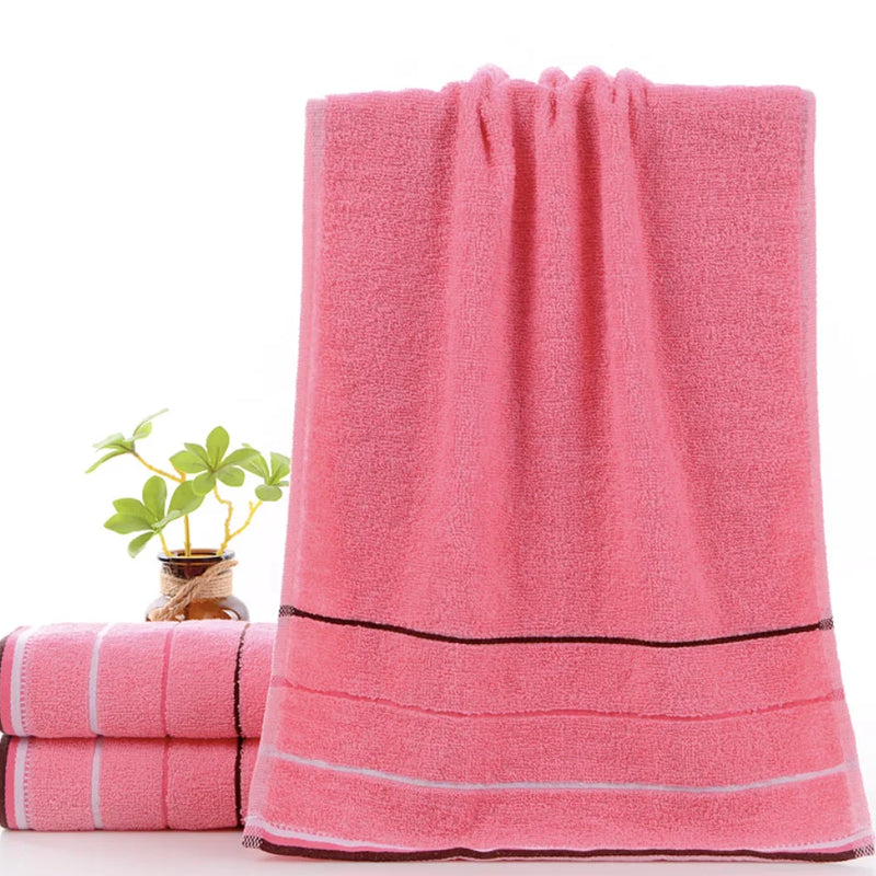 1 Pc Thickened Absorbent Bath Towel Soft Face Towel for Home
