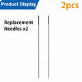 Clog Poke 3D Printer Accessories Φ1.6mm Cleaning Needle Tool for Any 1.75mm Nozzles, 3D Printer Nozzle Cleaning Removable Needle