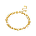 Original 925 Sterling Silver Zirconia Tennis Chain Bracelet for Women Adjustable Gold Color Hot Sale Ideal Birthday Party Gifts