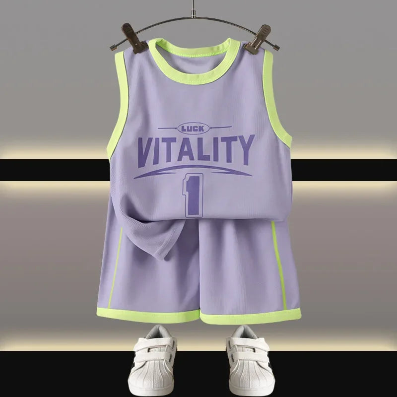 Kids Clothes Boys Girls Vest Suit Summer Children's | SAMAG